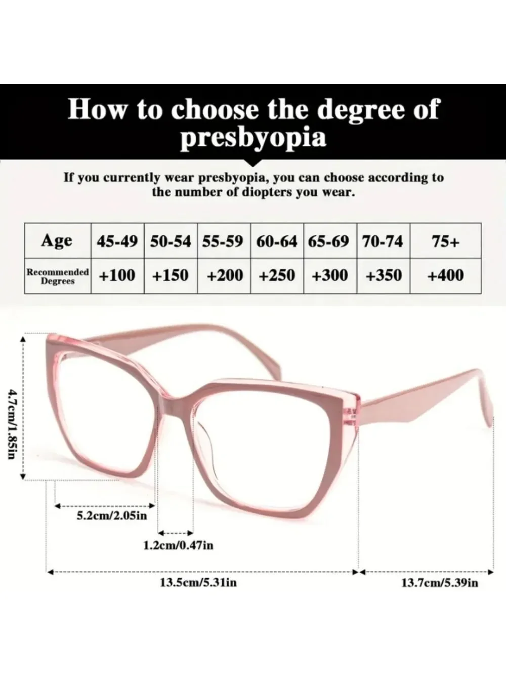 +3.50 Chic Blush Pink Retro Style Reading Glasses